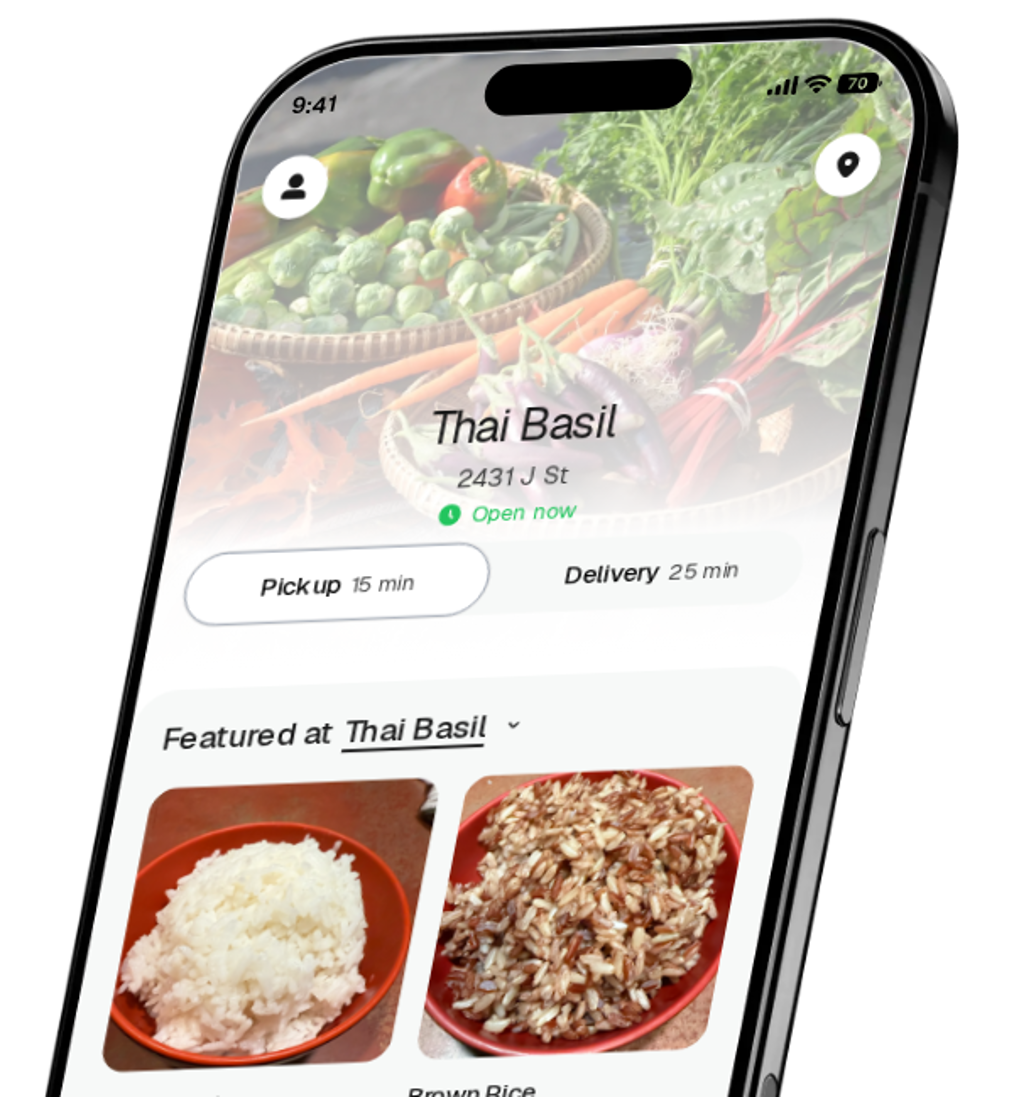 Thai Basil app preview
