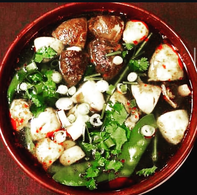 Tom Yum: Thai Hot n Sour Soup - bowl.