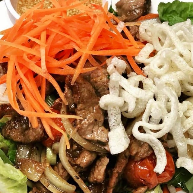 Curry Beef Noodle Salad.
