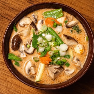Tom Kha: Thai Coconut Soup - bowl