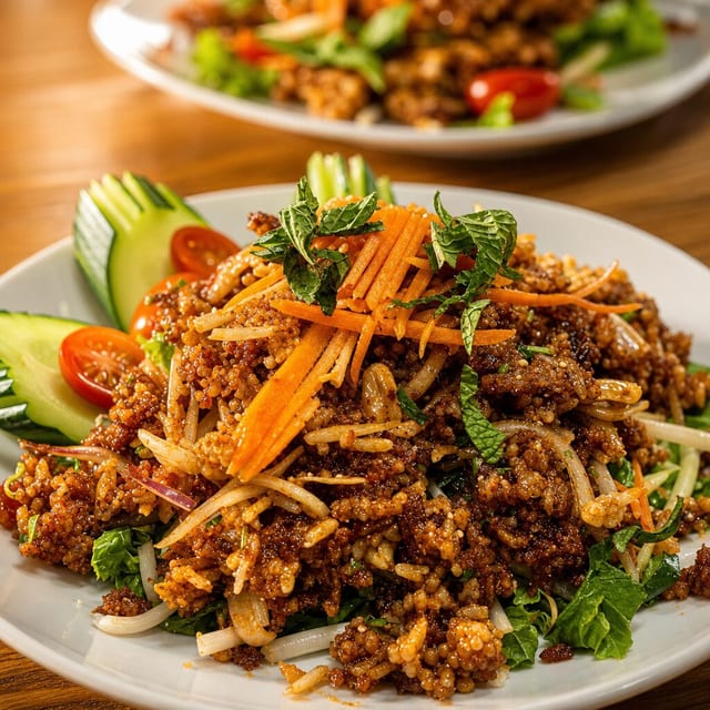 Crispy Coconut & Rice Salad (V) (GF).